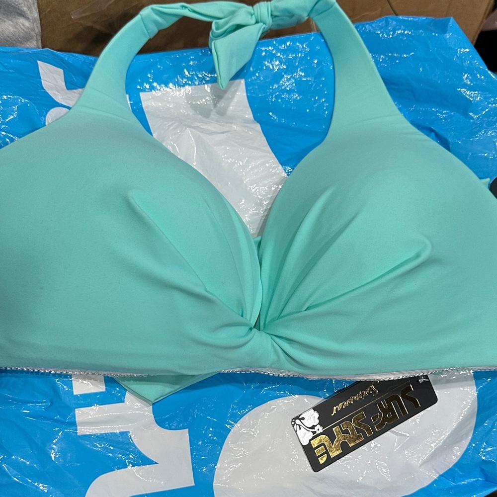 Surf Style Mint Bikini Top